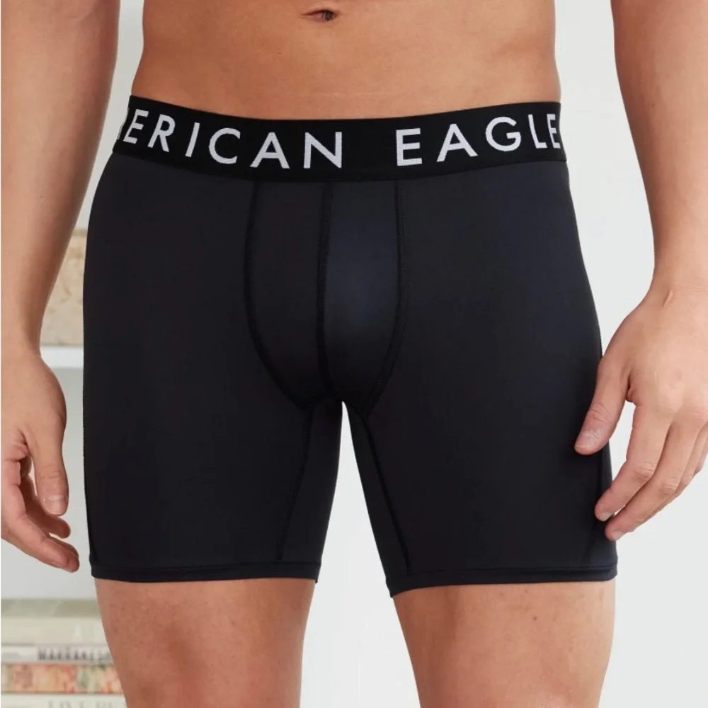American Eagle Outfitters Men's Black Performance Boxer Briefs XS pack of 5